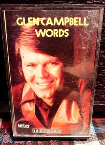 1968. Glen Campbell. Words. Cassette Tape.