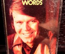 1968. Glen Campbell. Words. Cassette Tape.