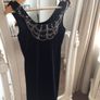 Fab Black Stretch Velvet Dress size 10 Image 2