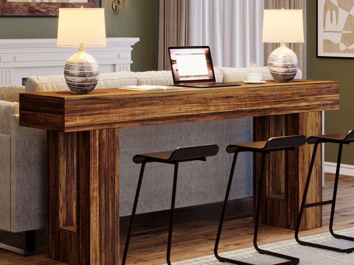 Rustic Brown Console Table  160cm