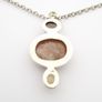 Vintage Sunstone, Citrine & Smoky Quartz 925 Sterling Silver Necklace Image 3
