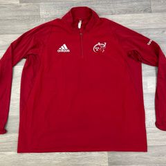 Adidas Munster Rugby Half Zip Jumper Mens 3XL