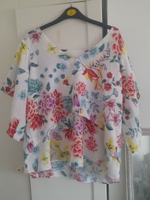 ladies M&S print top