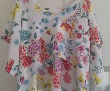 ladies M&S print top