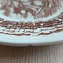 Brown and White Fair Winds Dinner Plate by Alfred Meakin Image 5