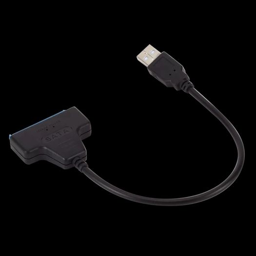 Grwibeou USB SATA 2.0 Cable Sata To USB 2.0 Adapter UP To 480Mbps Support 2.5Inch External SSD HDD Hard Drive 22 Pin Sata III