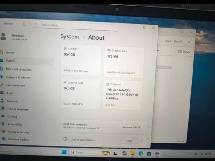 Hp Elitebook 830 G8 I5 11gen 1tb M2 16gb Ddr