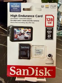 Sandisk High Endurance SD card 128GB