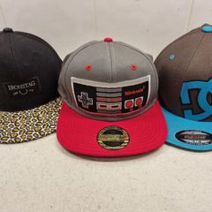 Nintendo, DC and Iron Stag Snap Back Hats