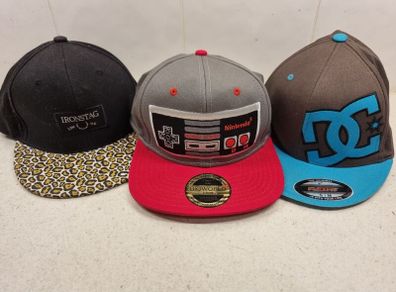 Nintendo, DC and Iron Stag Snap Back Hats