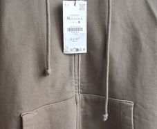 New Zara hoodie jacket size XL