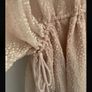 dress H&M champagne oversized long sleeve mini dress size small Image 5