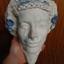 Margaret MacDonald bisque head wall vase Image 2