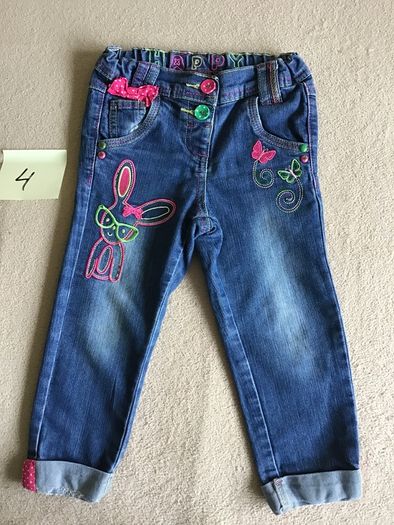 Selection of Toddler Girls trousers jeans, size 2-3 year