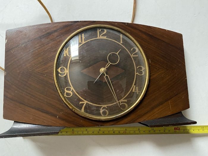 art deco clock Tested & Working