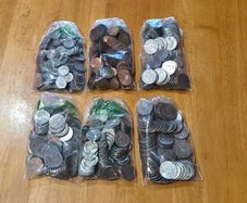 Bulk US Coins 2.9KG Mixed Lot of over 750 Coins Circulated