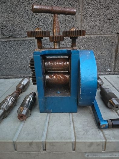 Heavy Duty Manual Rolling Mill with Extra Rollers