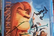 Signed LION KING bluray Jeremy Irons and Matthew Broderick