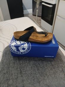 Birkenstock Gizeh Sandals Black Brand New