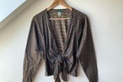 VTG Kenzo Wrap Blouse
