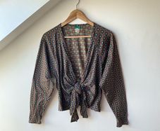 VTG Kenzo Wrap Blouse