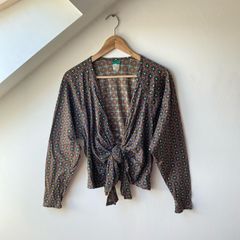 VTG Kenzo Wrap Blouse