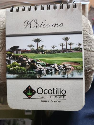 Golf Yardage Book X 2 . Whirlwind Golf Club At Horses Pass And Ocotillo Golf Resort Arizona.  Both In Very Good Condition.
