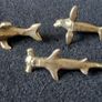 3 brass animals. Solid brass. Image 2