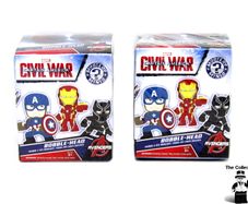 Funko Captain America Civil War Bobble-Head Mystery Minis Blind Boxes Lot Of Two New Sealed Boxes