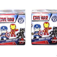 Funko Captain America Civil War Bobble-Head Mystery Minis Blind Boxes Lot Of Two New Sealed Boxes