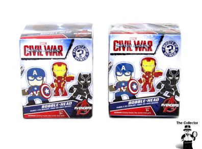 Funko Captain America Civil War Bobble-Head Mystery Minis Blind Boxes Lot Of Two New Sealed Boxes