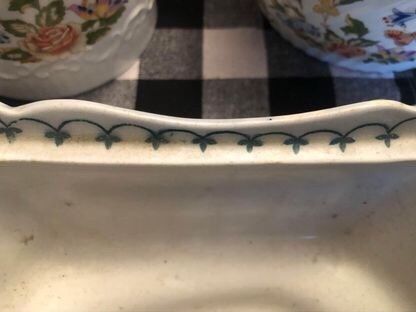 Rare antique burslem serving dish
