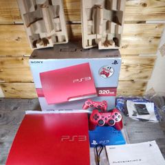 playstation 3 scarlet red in original box complete with manuals