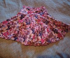 Monsoon pretty pink corduroy skirt