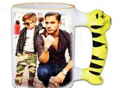 Tiger handle Ceramic Novelty Mug 11oz personalised mug
