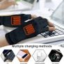 Heated Gloves via USB Mittens, Unisex for Men and Women, Winter Mittens for Warm Hands, Warm, for Working on Laptop, Fingerless, Knitted Gloves, Washable Image 7