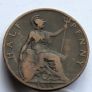 1898 Half a penny Queen Victoria old veiled head Bronze coin Image 2