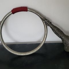 Vintage pewter bugle