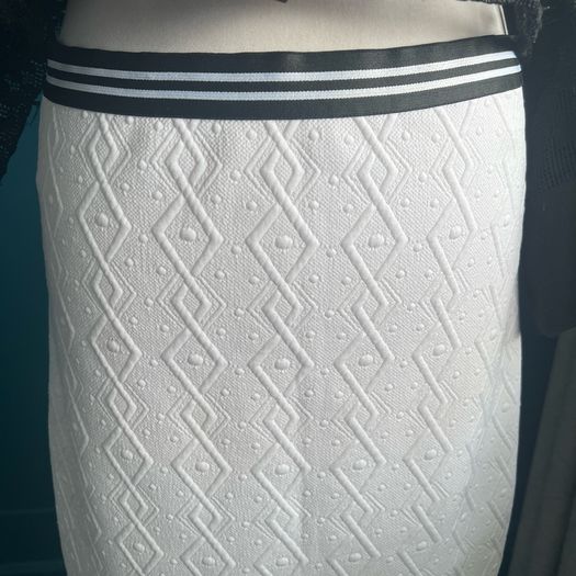 Savida white midi skirt. Size M