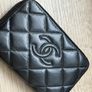 Chanel Quilted CC Logo Wallet Authentic Image 3