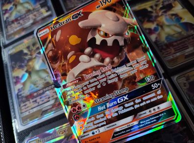 Heatran GX ! Ultra Rare ! from Unified Minds Set ! 2019 ! Pokemon Card !
