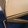 Luxury Chesterfield Bench  Gold Frame & White Tufted Upholstery 140cm Image 6