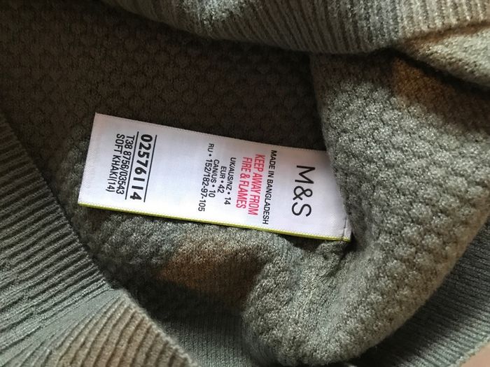 BNWT Marks and Spencer Short Sleeve Jumper Size 14