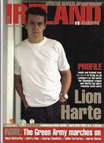 2001 Republic of Ireland v Andorra - World Cup Qualifier Programme