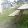 large garden bench and table Image 4