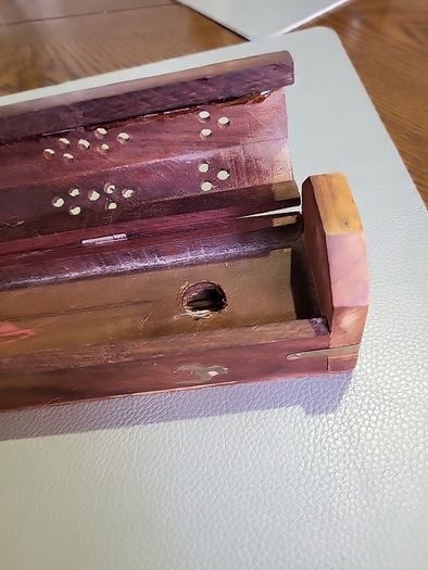 Incense box and sticks
