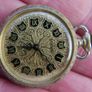 Vintage Diane Womens Gold Tone Pendant Wind Up Mechanical Watch - in working order Image 4