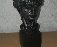 Elegant Black Bust Sculpture