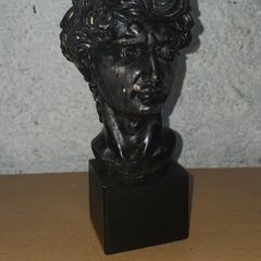 Elegant Black Bust Sculpture