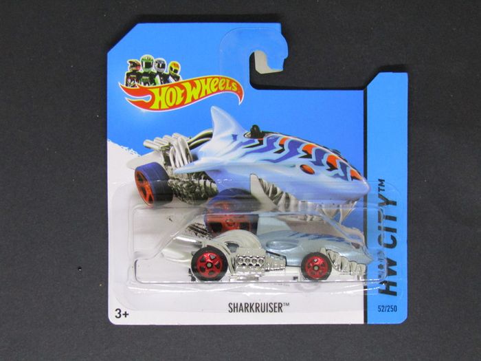 Hot Wheels Street Beasts Sharkruiser Shark Car Light Blue Very Rare Hot Wheels 2014 Mattel Diecast HW City 52/250 Brand New Factory Sealed